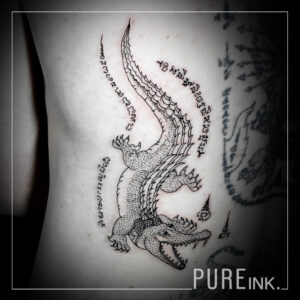 crocodiles tattoo sakyant