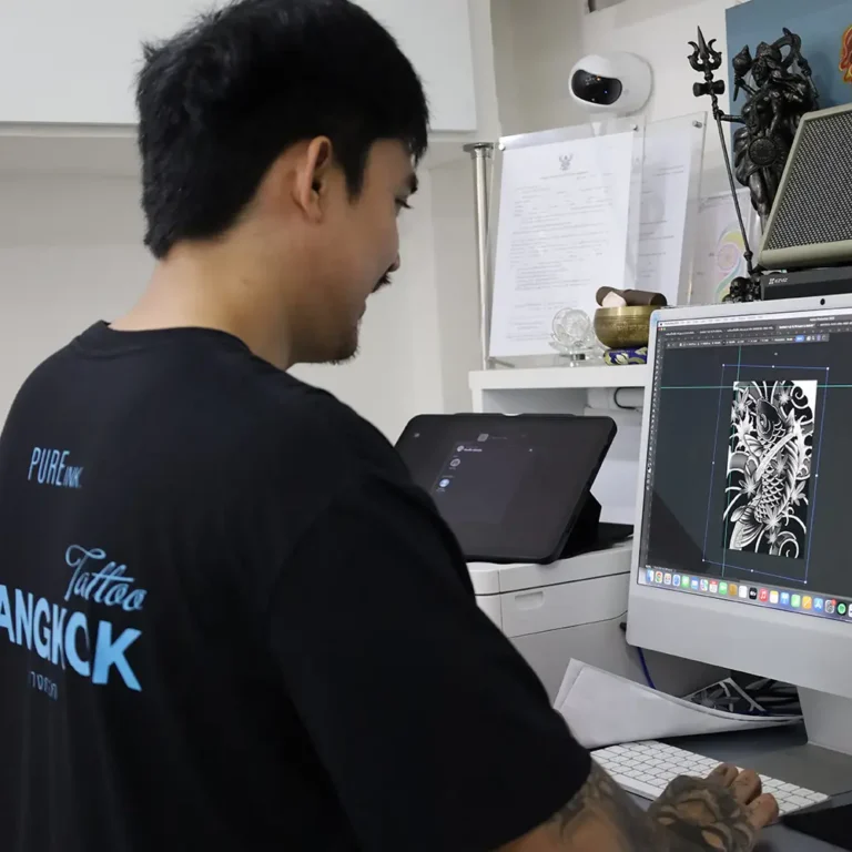 Pureink Tattoo Bangkok Blog How to Choose the Right Tattoo Artist in Bangkok Image