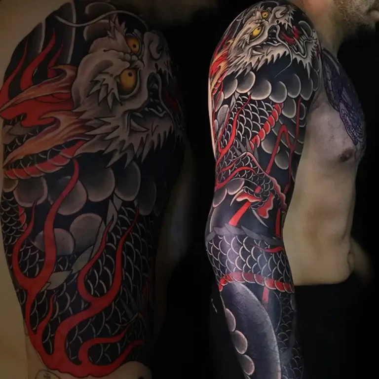 Pureink Tattoo Bangkok Style Full Back Image